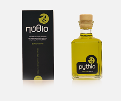 Pythio | Premiium Organic Extra Virgin Olive Oil Packaging