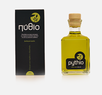 Pythio | Premiium Organic Extra Virgin Olive Oil Packaging