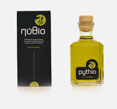 Pythio | Premiium Organic Extra Virgin Olive Oil Packaging